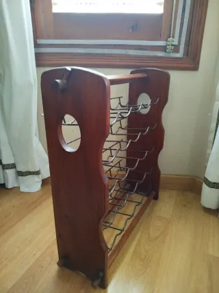 Estantería Vinera Madera y Metal