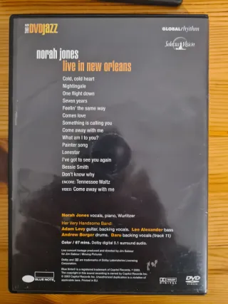 DVD Norah Jones Live in New Orleans