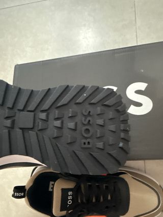 Zapatillas BOSS Beige y Marrón