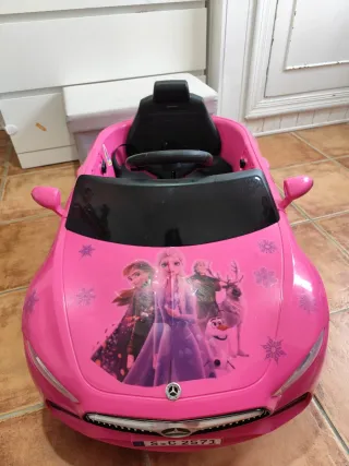 Coche Eléctrico Infantil Mercedes 12V Rosa