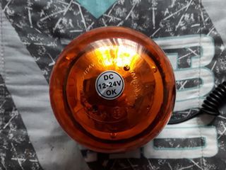 Sirena Rotativa LED 12V-24V Naranja