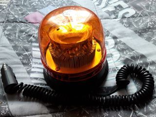 Sirena Rotativa LED 12V-24V Naranja