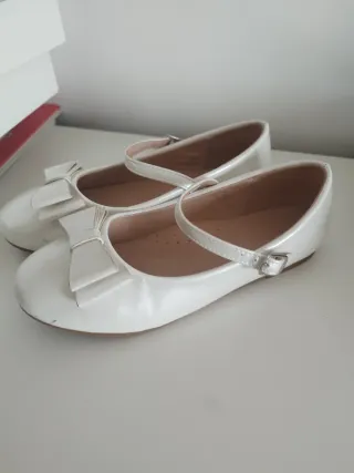 Zapatos de comunión blancos talla 33