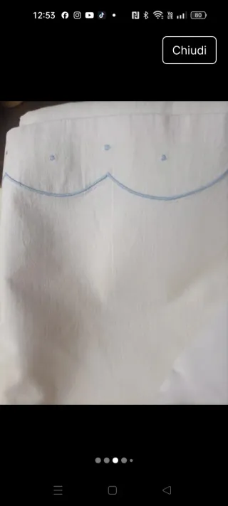 Lenzuola matrimoniali bianche