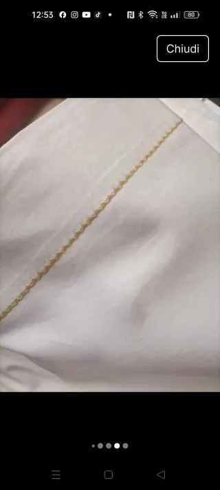 Lenzuola matrimoniali bianche