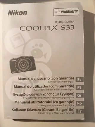 Cámara Nikon Coolpix S33 Azul
