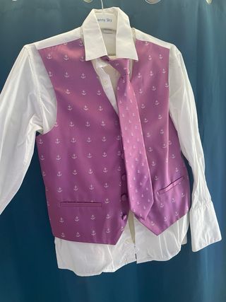 Traje de niño blanco