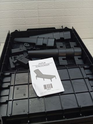 Tumbona Keter Jaipur negra