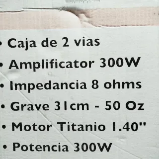 Altavoz Activo AVL 300W Negro