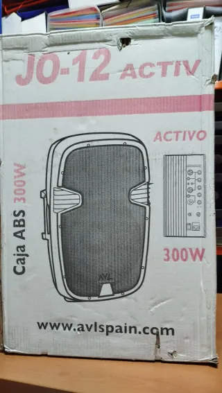 Altavoz Activo AVL 300W Negro