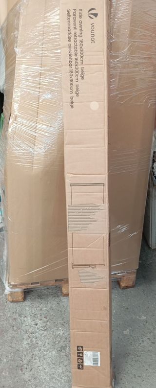 Toldo lateral beige 160 X 300 cm