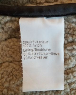 Chaleco acolchado marrón con forro