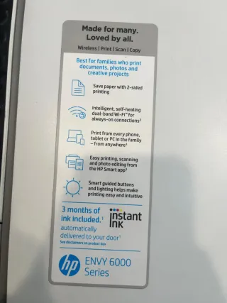 Stampante HP Envy 6000.