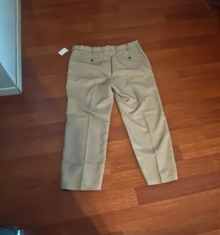 Amazon Essentials Pantalón Vestir Beige Talla XXXL