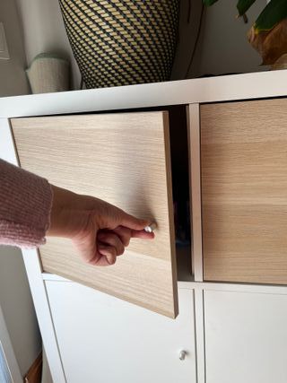 Kallax 2x2 blanco con 4 puertas