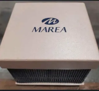 Reloj Marea Ovalado Plata y Amarillo