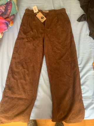 Pantalón Carhartt Marrón Pana
