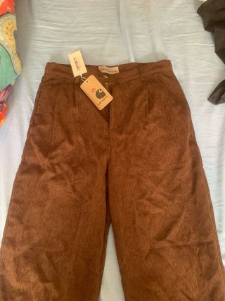 Pantalón Carhartt Marrón Pana