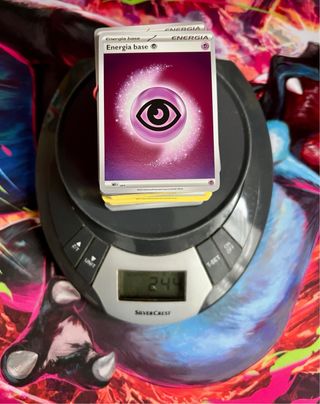 Lotto carte energia Pokemon 242g + 1 Holo