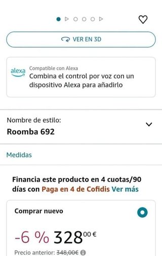 iRobot Roomba 692 Robot Aspirador con conexión