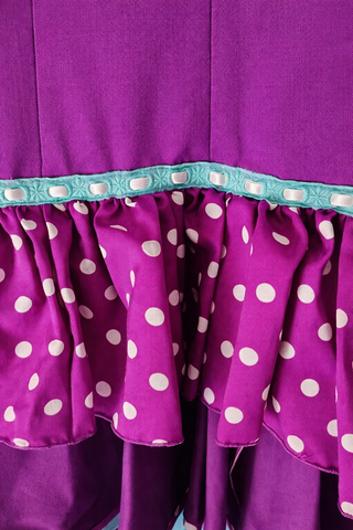 Vestido de Flamenca Micaela Villa T36 Morado