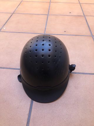 Casco Hípica Negro Ajustable