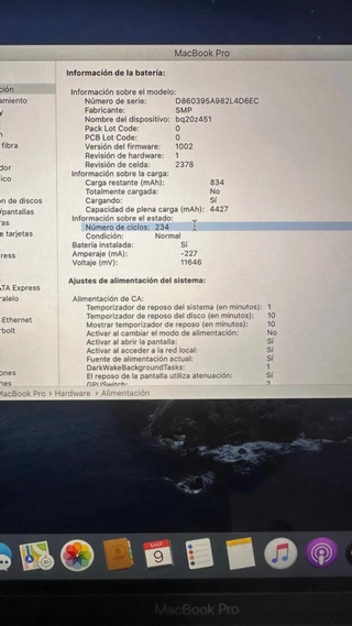 MacBook Pro 256GB 1.4GHz i5 8GB RAM