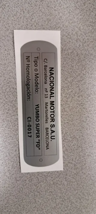 Pegatina Yumbo Super FD CI-0017