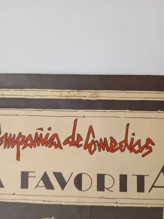 Póster La Favorita Compañía de Comedias