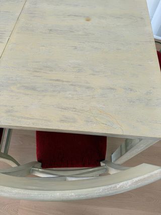 Mesa de comedor extensible de madera