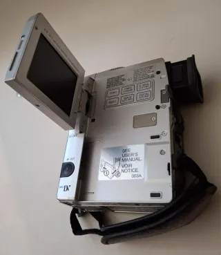 Lote JVC GR-DVX9 MiniDV c/acessórios. Não liga