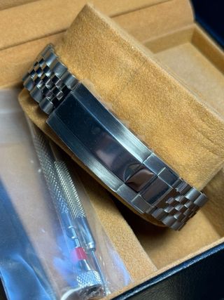 Seiko Mod GMT 40mm Plata Azul