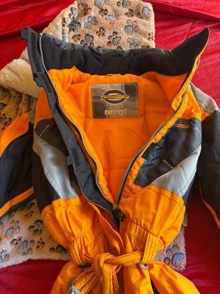 Tutone sci invernale arancione