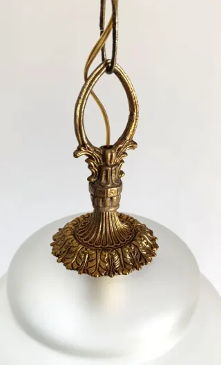 Lámpara bronce años 70