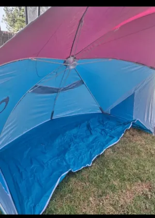 Parasol/Paravientos Playa ,monte Azul y Rosa