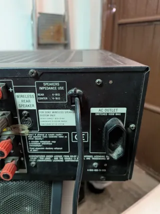 Sony STR-DB825 Amplificatore Ricevitore funziona