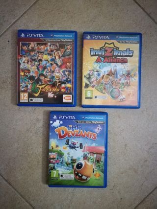 Jogos PS Vita J-Stars, Invizimals, Little Deviants