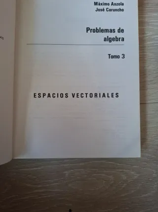 2 libros problemas resueltos algebra