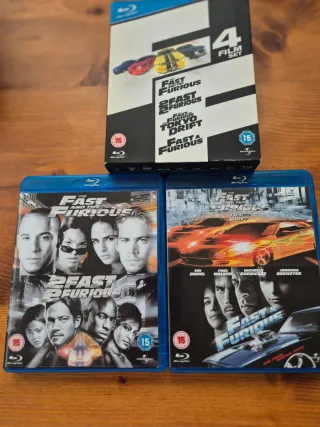 Pack 4 Películas Fast & Furious Blu-ray