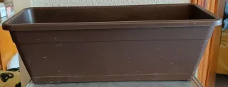 Macetero Balcón Marrón 60x18x16 cm