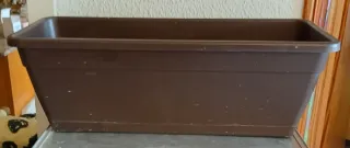 Macetero Balcón Marrón 60x18x16 cm