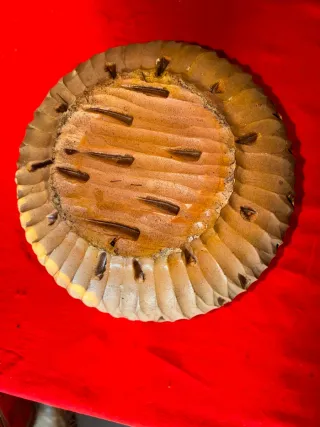 Jarrón Barro Marrón y Negro