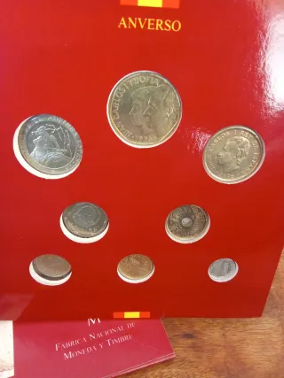 Monedas antiguas Juan Carlos I i francisco franco