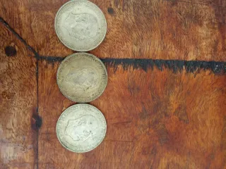 Monedas antiguas Juan Carlos I i francisco franco