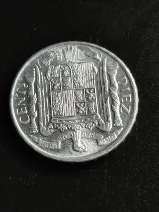 Moneda 10 céntimos, magnífico estado.