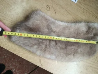 Collo di pelliccia marrone