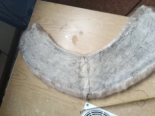 Collo di pelliccia marrone