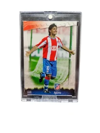 4 cromos Kun Agüero Atlético de Madrid Mundicromo