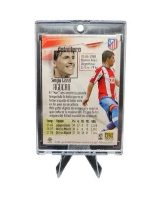 4 cromos Kun Agüero Atlético de Madrid Mundicromo