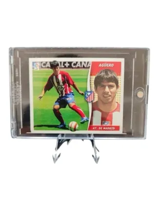 4 cromos Kun Agüero Atlético de Madrid Mundicromo